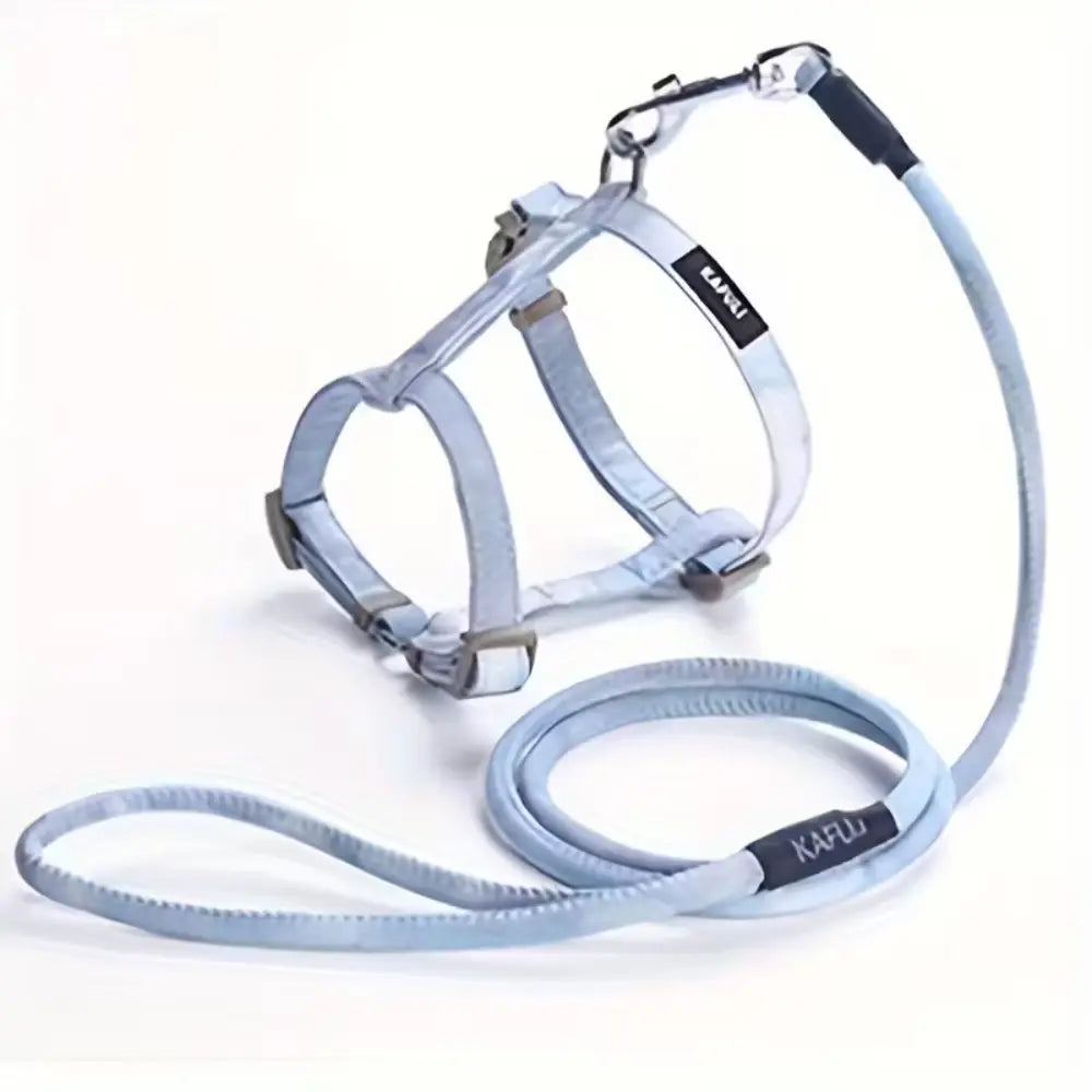 Adjustable Cat Leash – Sky Blue Medium pet product in Qatar