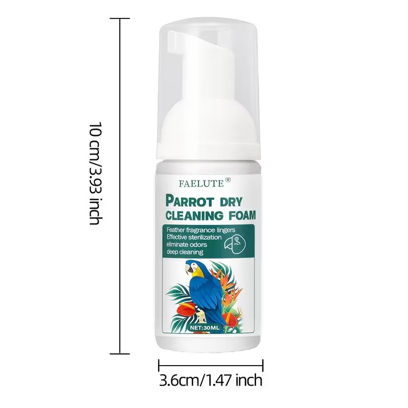FAELUTE Waterless Bird Bath Foam Shampoo 30 ML pet product in Qatar