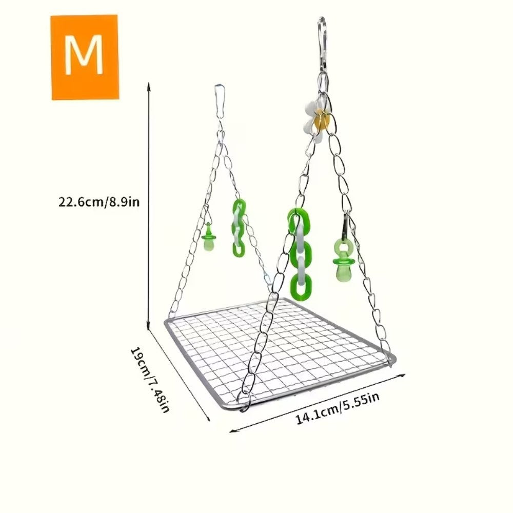 Stainless Steel Hanging Bird Nest – Medium pet product in Qatar