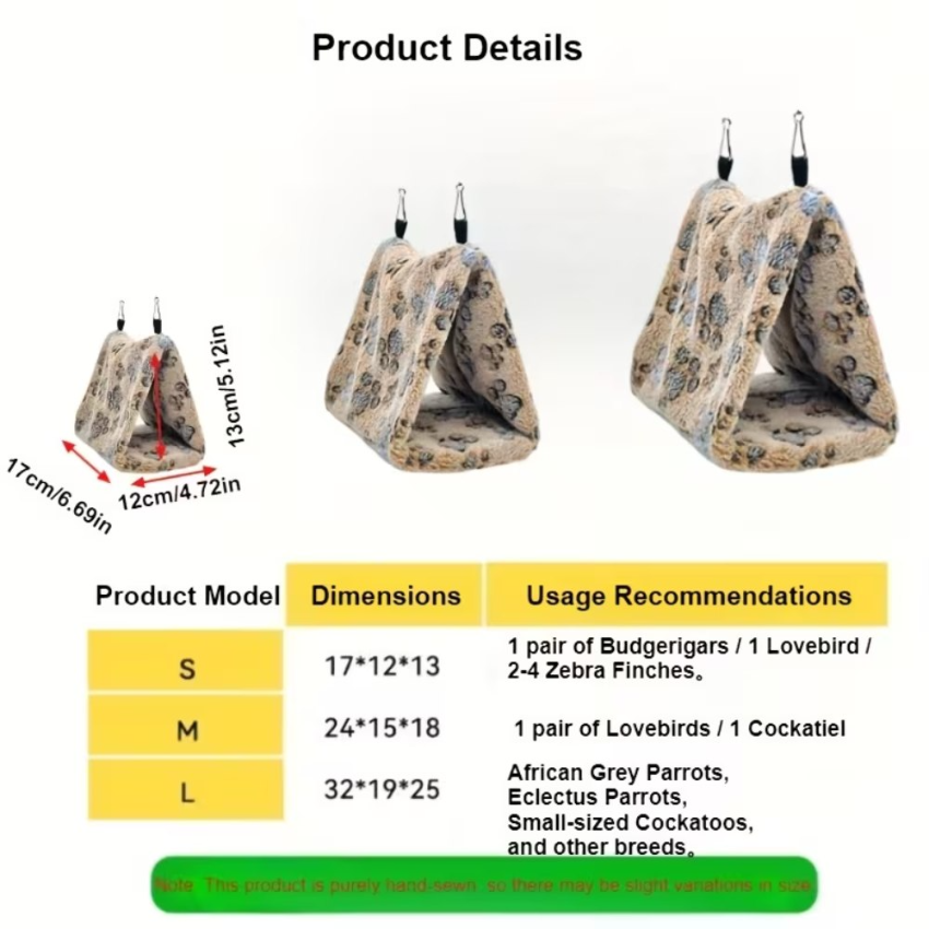 Triangle Warm Bird Nest – Small
