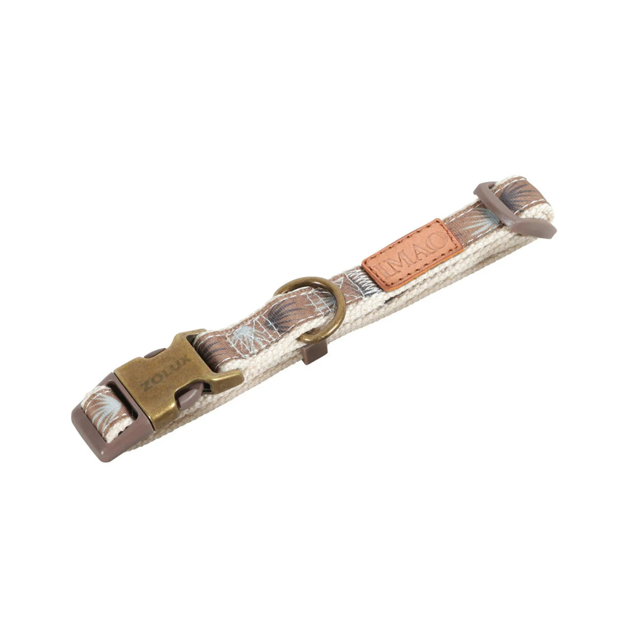 Zolux Taiga Adjustable Collar Brown 20 mm pet product in Qatar
