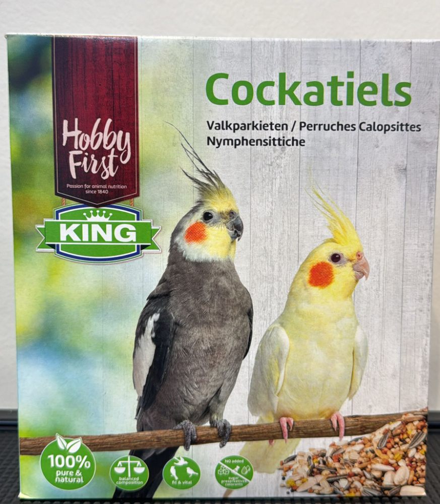 King Parakeet Mix Bird Food 1kg – Complete Seed Nutrition for Healthy Parakeets