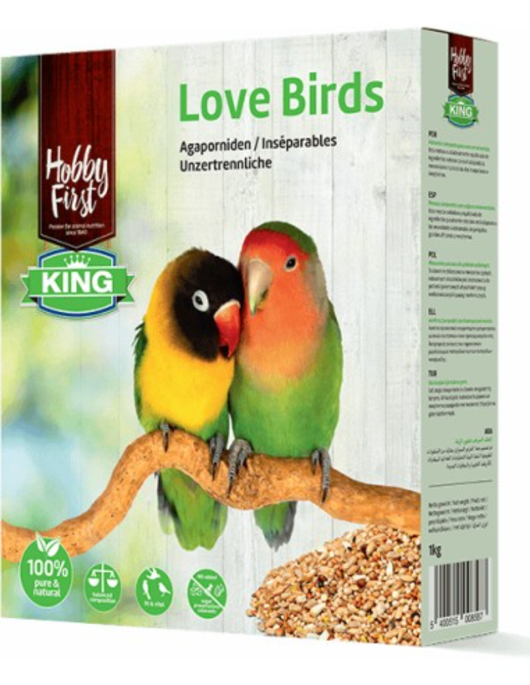 King Love Birds Mix Bird Food 1kg – Complete Seed Nutrition for Lovebirds