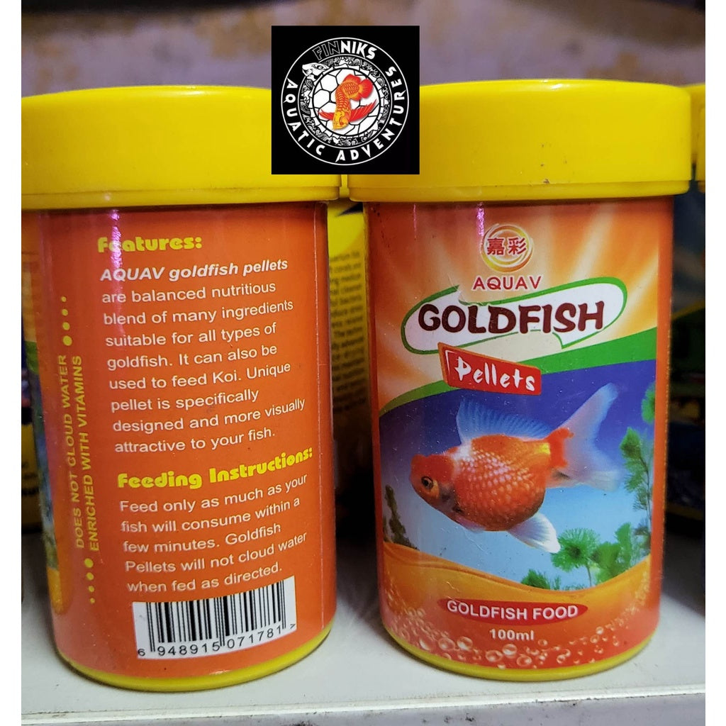 Aquav Gold Fish Pellets 100 ML pet product in Qatar