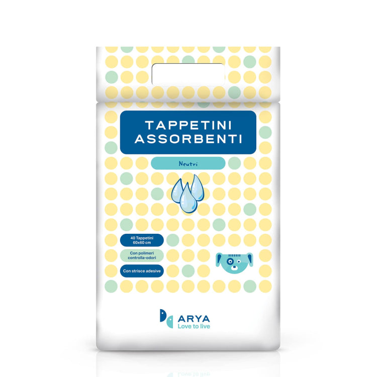 Arya Puppy Pads 60 x 60 cm, 40/pk pet product in Qatar