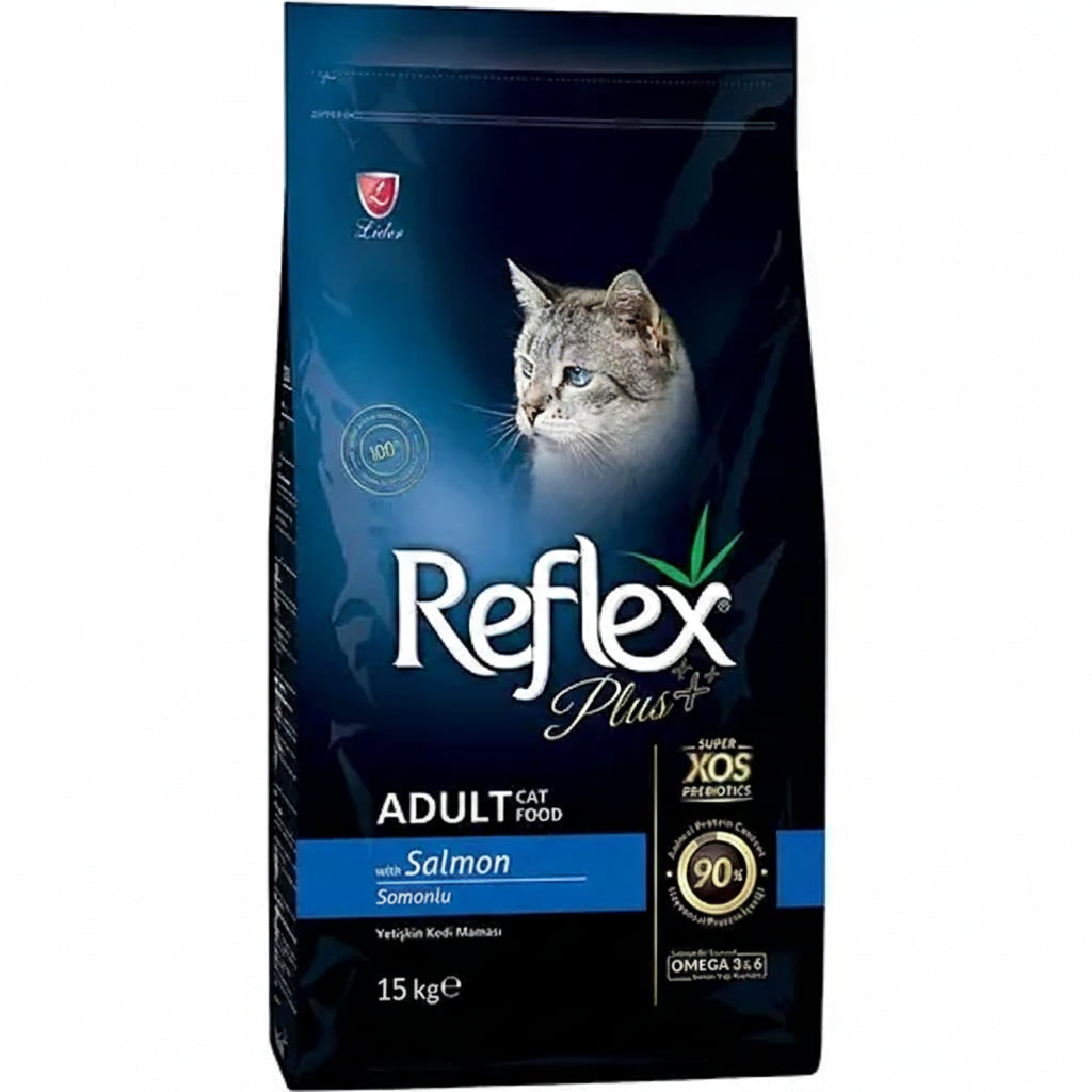Reflex Plus Kitten Salmon Cat Dry Food 15 Kg pet product in Qatar