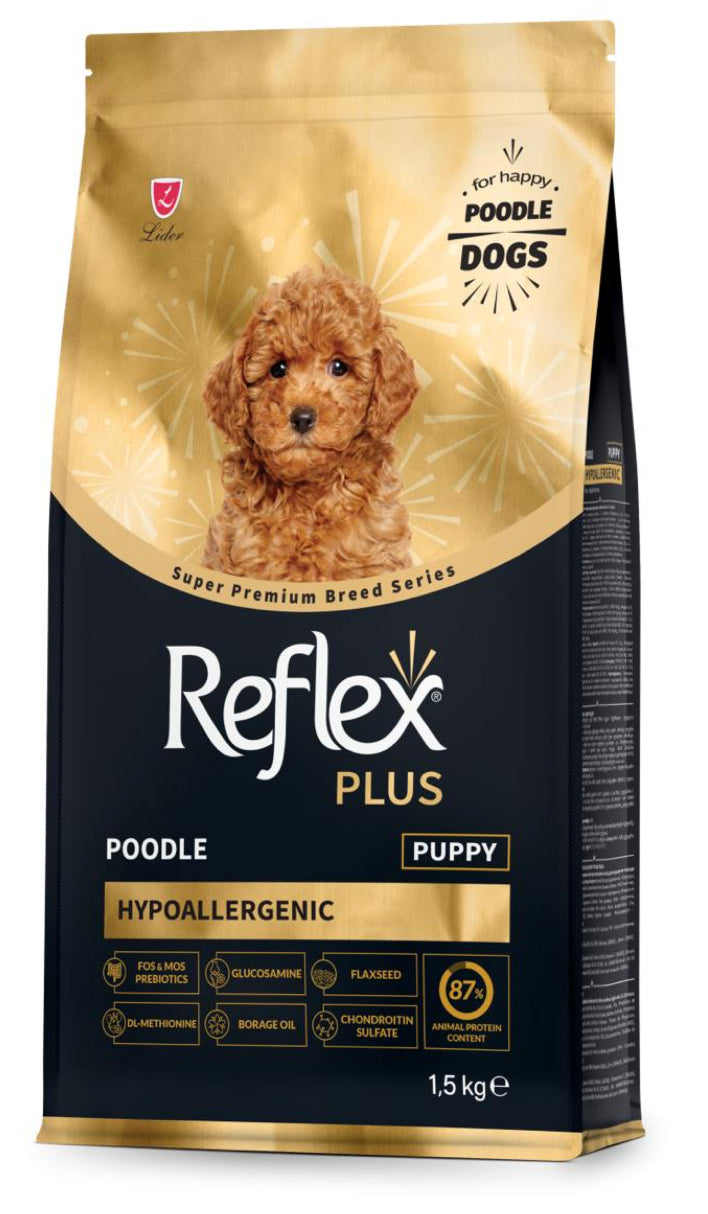 Reflex Plus Puppy Poodle Dog Dry Food 1.5Kg pet product in Qatar