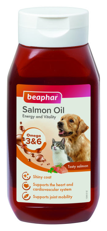 Beaphar Salmon Oil 430 ml pet product in Qatar