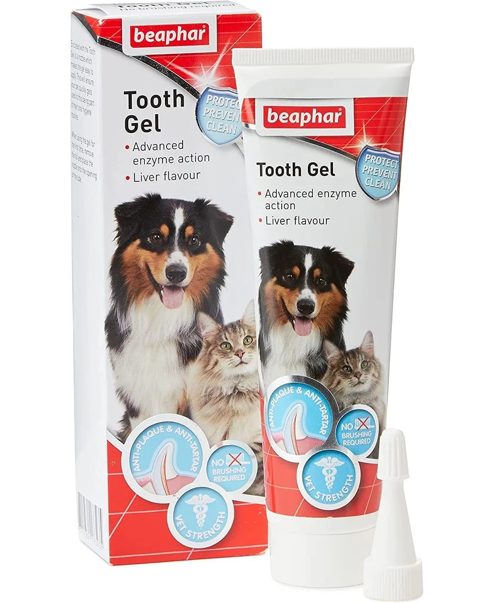 beaphar Tooth Gel for Dog & Cat 100g pet product in Qatar