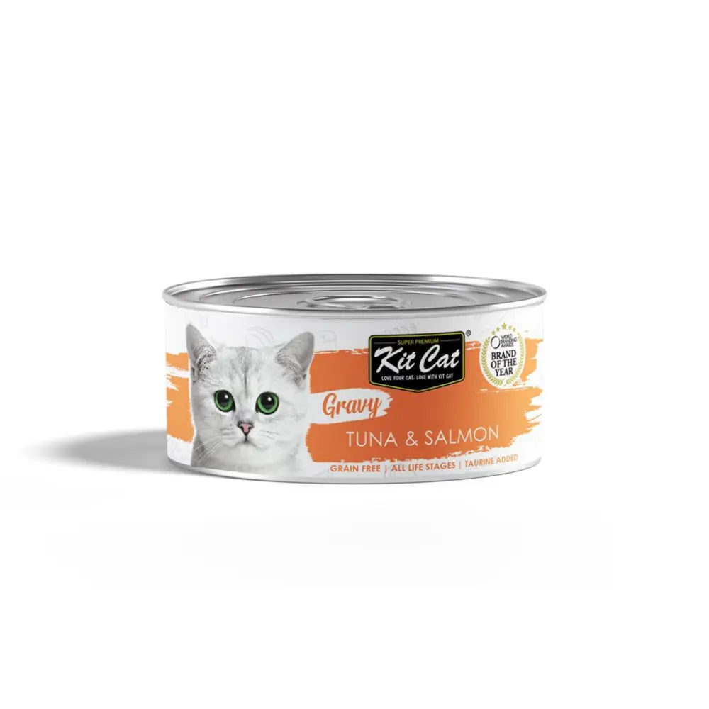 Kit Cat Gravy Series Tuna & Salmon Cat Wet Food 70g pet product in Qatar