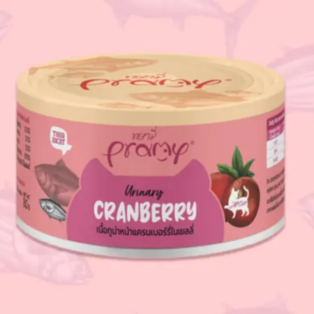 Pramy Cat Wet Food Cranberry in Jelly 80g