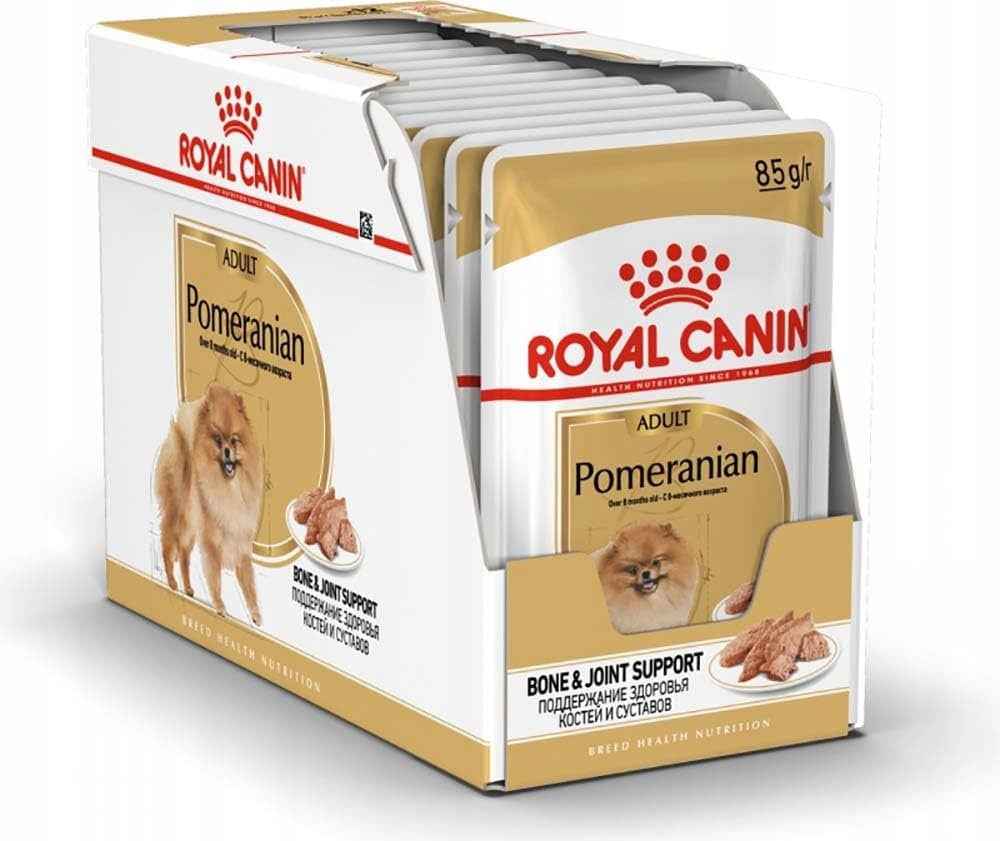 Royal Canin Pomeranian Dog Wet Food Pouches 85g pet product in Qatar