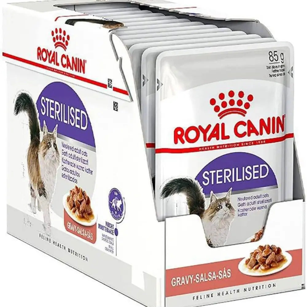 Royal Canin Sterilized Gravy Cat Wet Food 85g pet product in Qatar