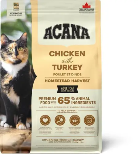 Acana Home Stead Harvest Dry Cat Food 1.8Kg