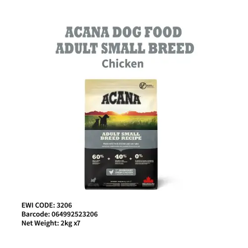 Acana Adult Dry Dog Food 2Kg