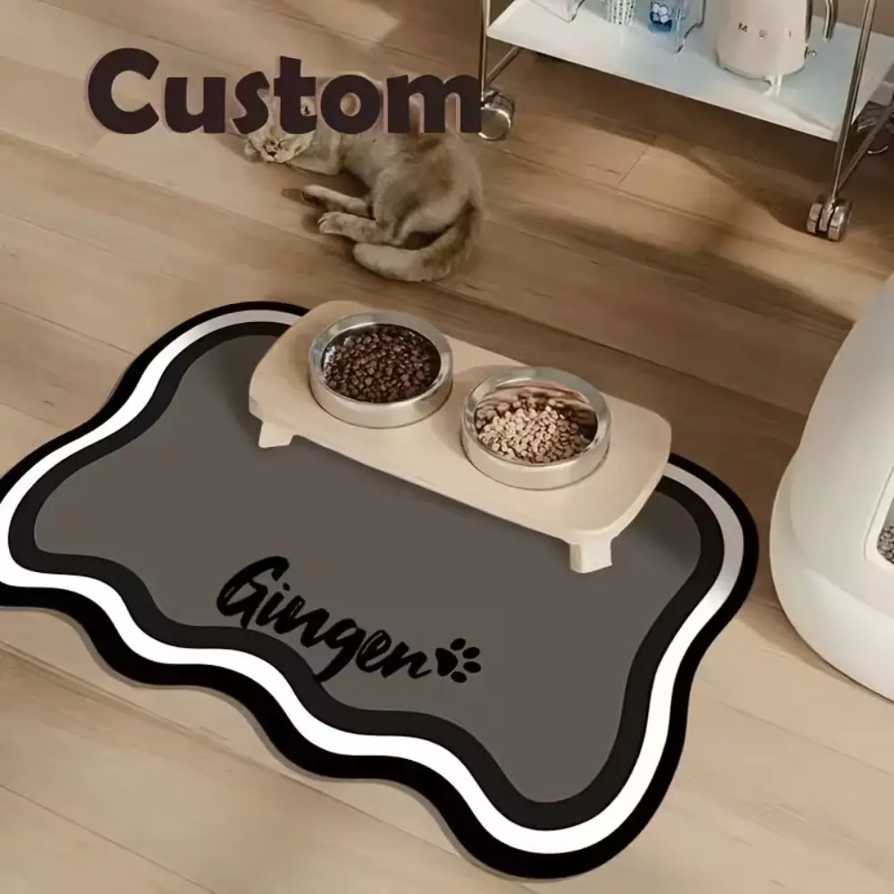 Non Slip Spill Proof Pet Feeding Mat by General — Pet Bedding — Pet Glow Qatar
