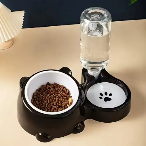 Cat Feeder & Water Dispenser BL