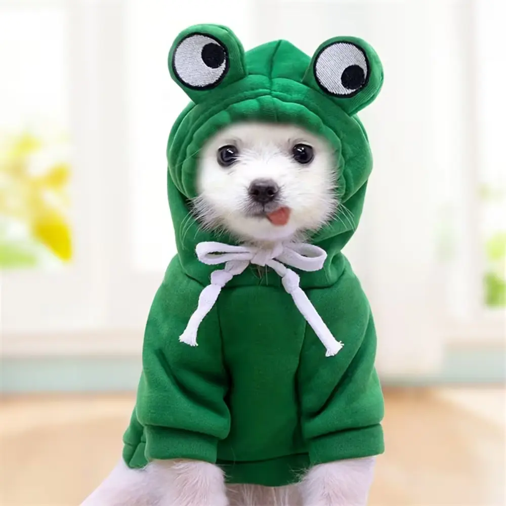 Frog Dog Hoodie GR M 29×28×33cm