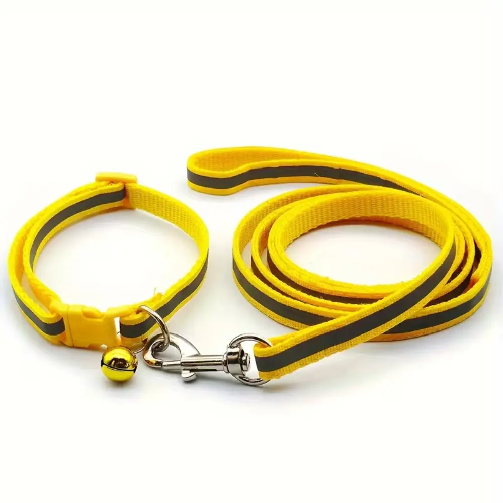 Reflective Collar & Leash Set YL by General — Pet Accessories — Pet Glow Qatar