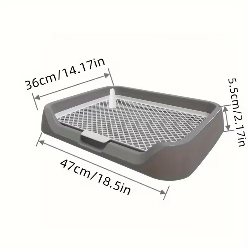 Dog Toilet Tray S M Dogs & Rabbit Grey by General — Small Animal Food — Pet Glow Qatar