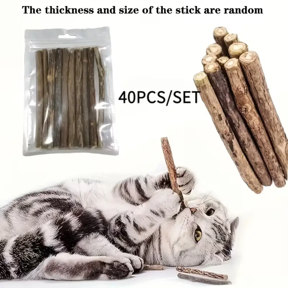 Cat Dental Chew Bite Toy 40 Pcs