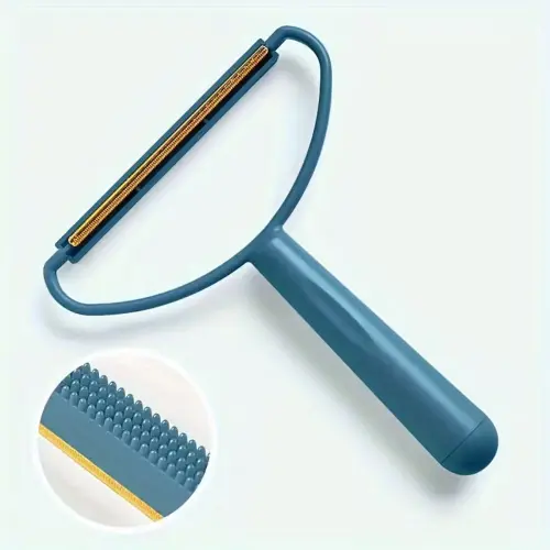 Portable Double Sided Lint Remover Blu by General — Pet Accessories — Pet Glow Qatar