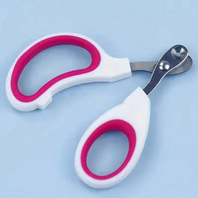 Pet Nail Clipper White & Pink Dog & Cat by General — Grooming — Pet Glow Qatar
