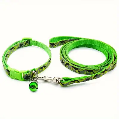 Geometric Dog Collar Leash Set GR