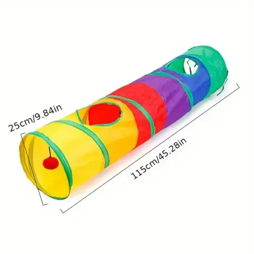 Interactive Cat Play Tunnel ZZ