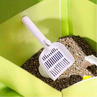 Cat Litter Scoop Cats White