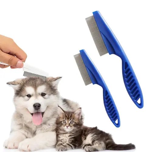 Pet Hair Comb Cat & Dog Blu by General — Grooming — Pet Glow Qatar