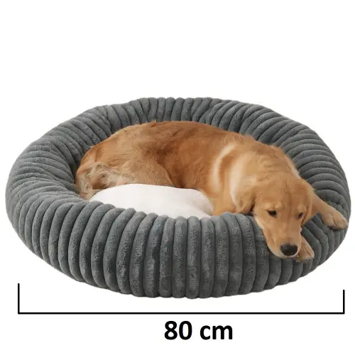 Round Pet Bed Cat & Dog M Size 80cm by General — Pet Accessories — Pet Glow Qatar