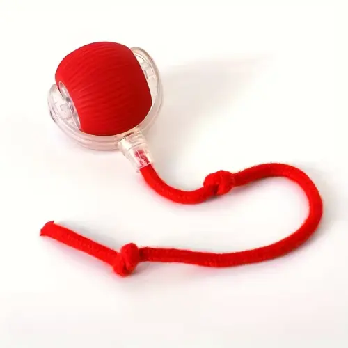cat toy ball Red
