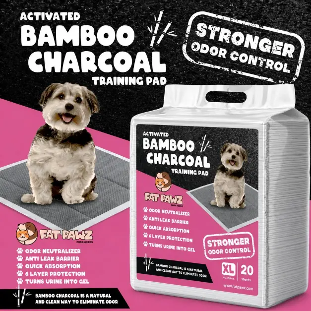 Activated Bamboo Charcoal Training Pad (L) 60*90 (20 pcs)