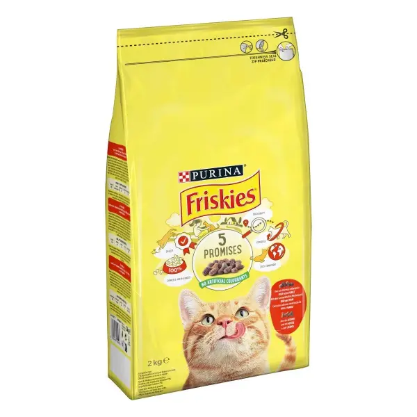 Friskies Cat Beef & Veg 2Kg