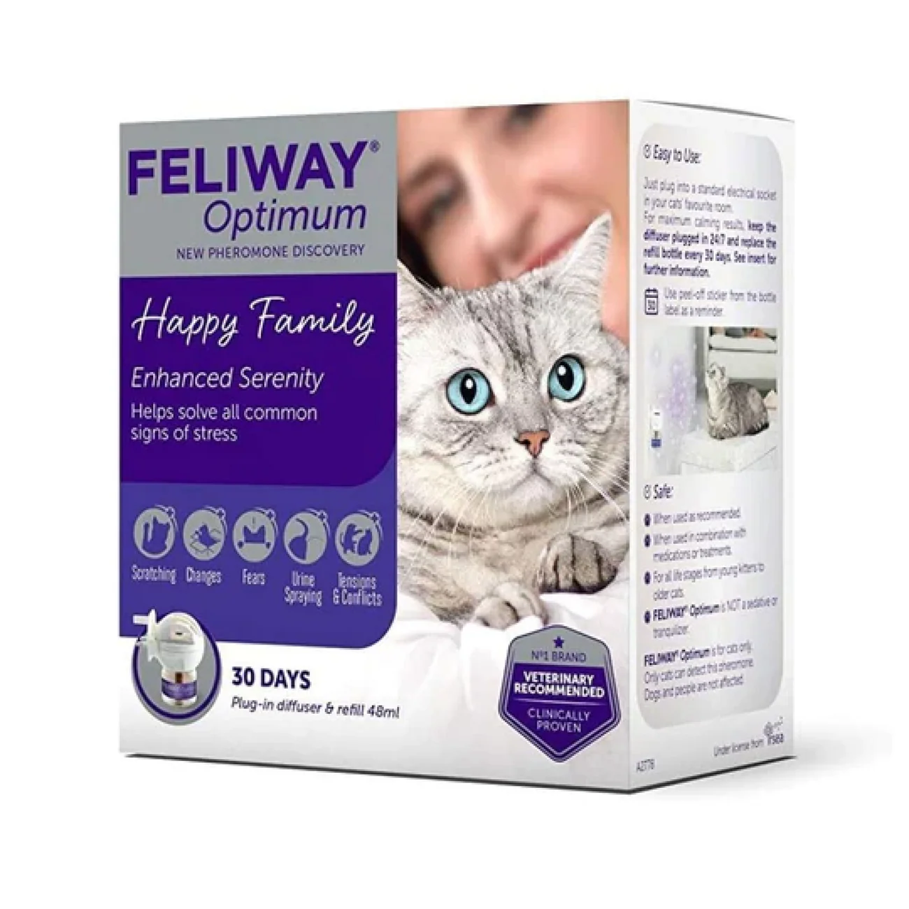 Feliway Optimum Diffuser & Refill 48 ml
