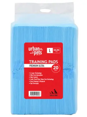Urbran Pets Puppy Pads Blu 20/pk 60 x 90 cm