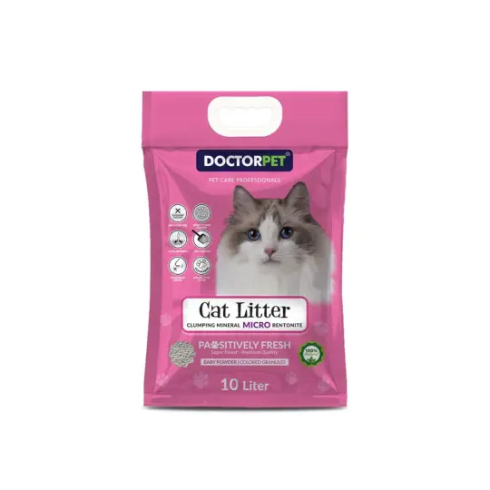 Doctor Pet Cat Litter Baby Powder 10L