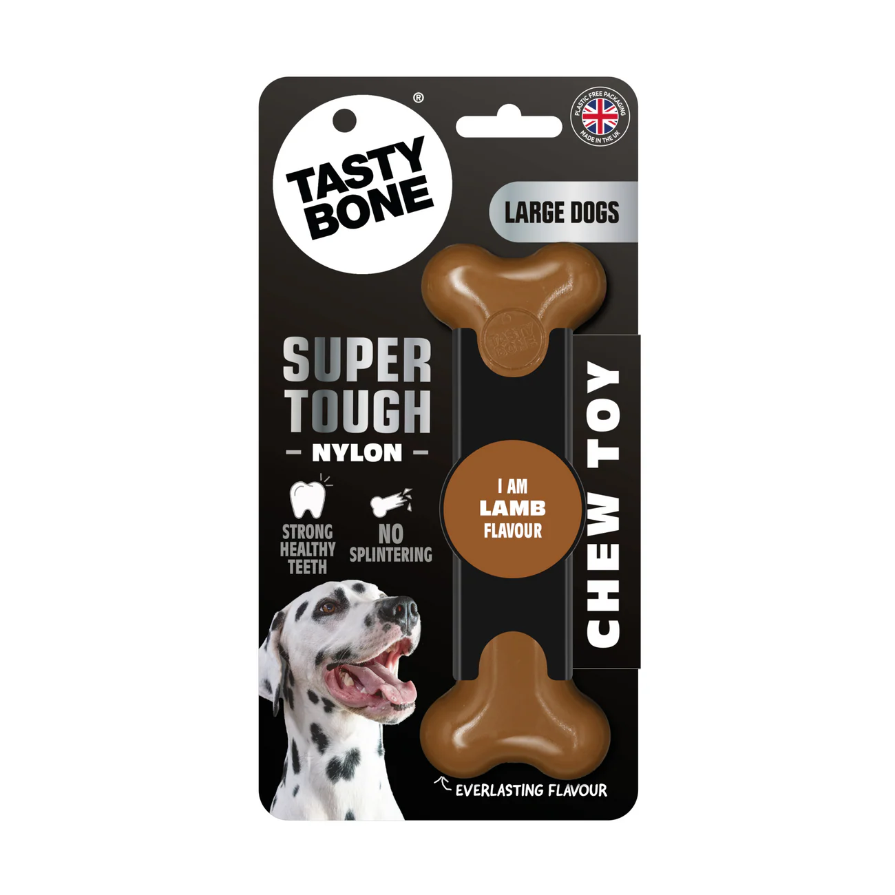Tasty Bone Nylon Toy L Dogs Lamb Flavor by TastyBone — Dog Toys — Pet Glow Qatar