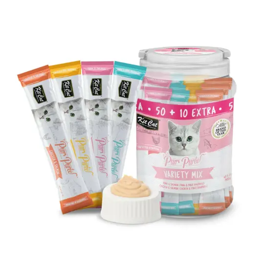 Kit Cat Purr Variety Mix 900g 60 Sachets x 15g