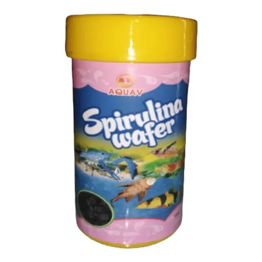 Aquav Spirulina Wafer Fish Food 250 ML