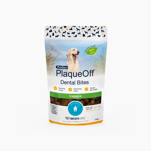 Pro Den Plaque Off Dental Bites S Dogs Veggie Flavour 60 g