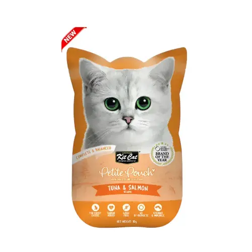 Kit Cat Petite Pouch 70g Tuna & Salmon