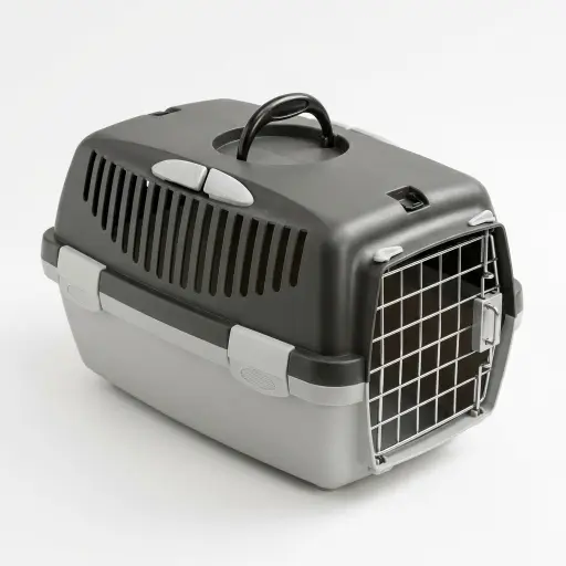 Pet Carrier Gulliver Cat Cage Grey Color
