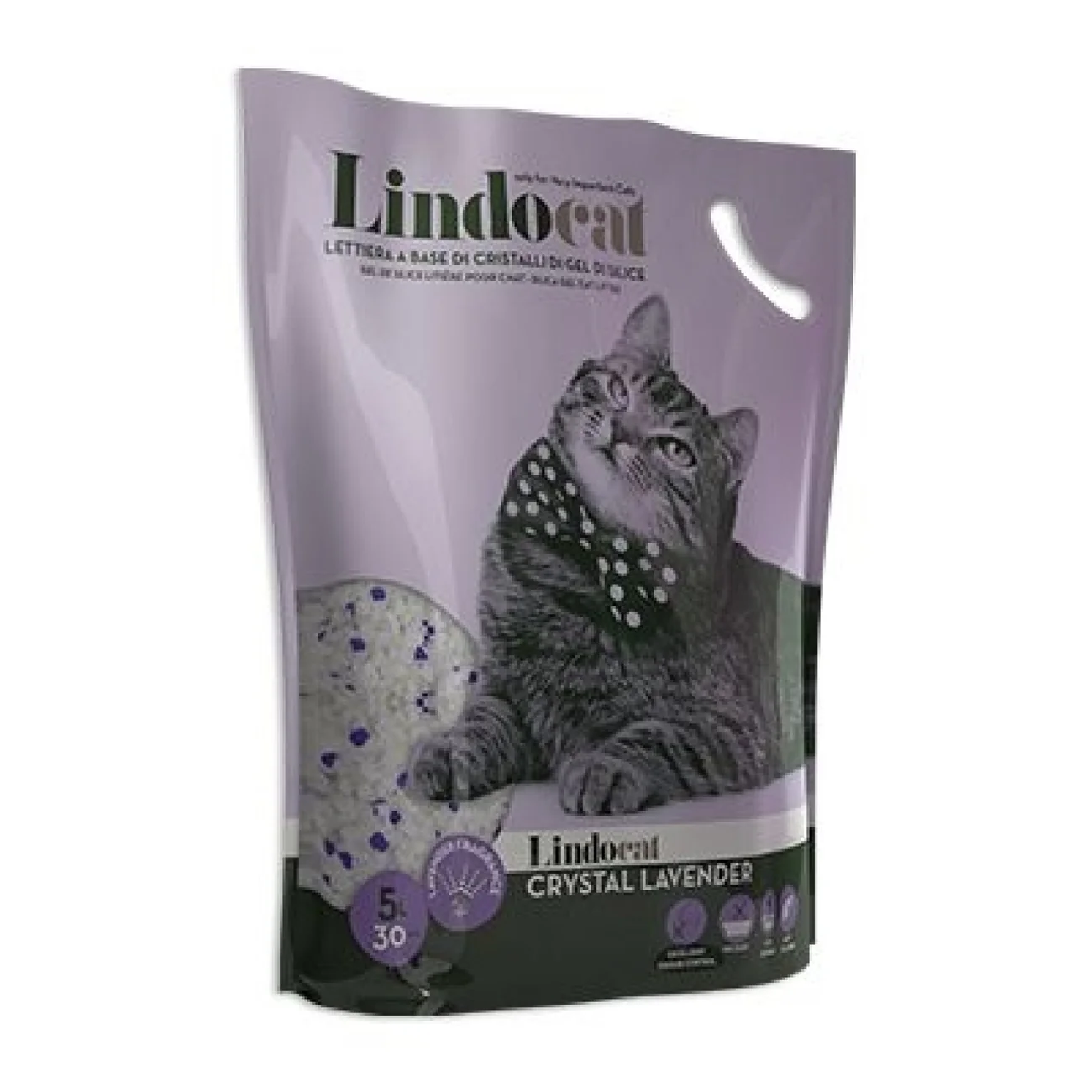 LindoCat Crystal Lavender Scent (Silica Gel) Cat Litter 5L