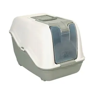 Netta Cat Litter Box Light GR 54 x 39 x 40 cm by MPS2 — Cat Litter & Hygiene — Pet Glow Qatar