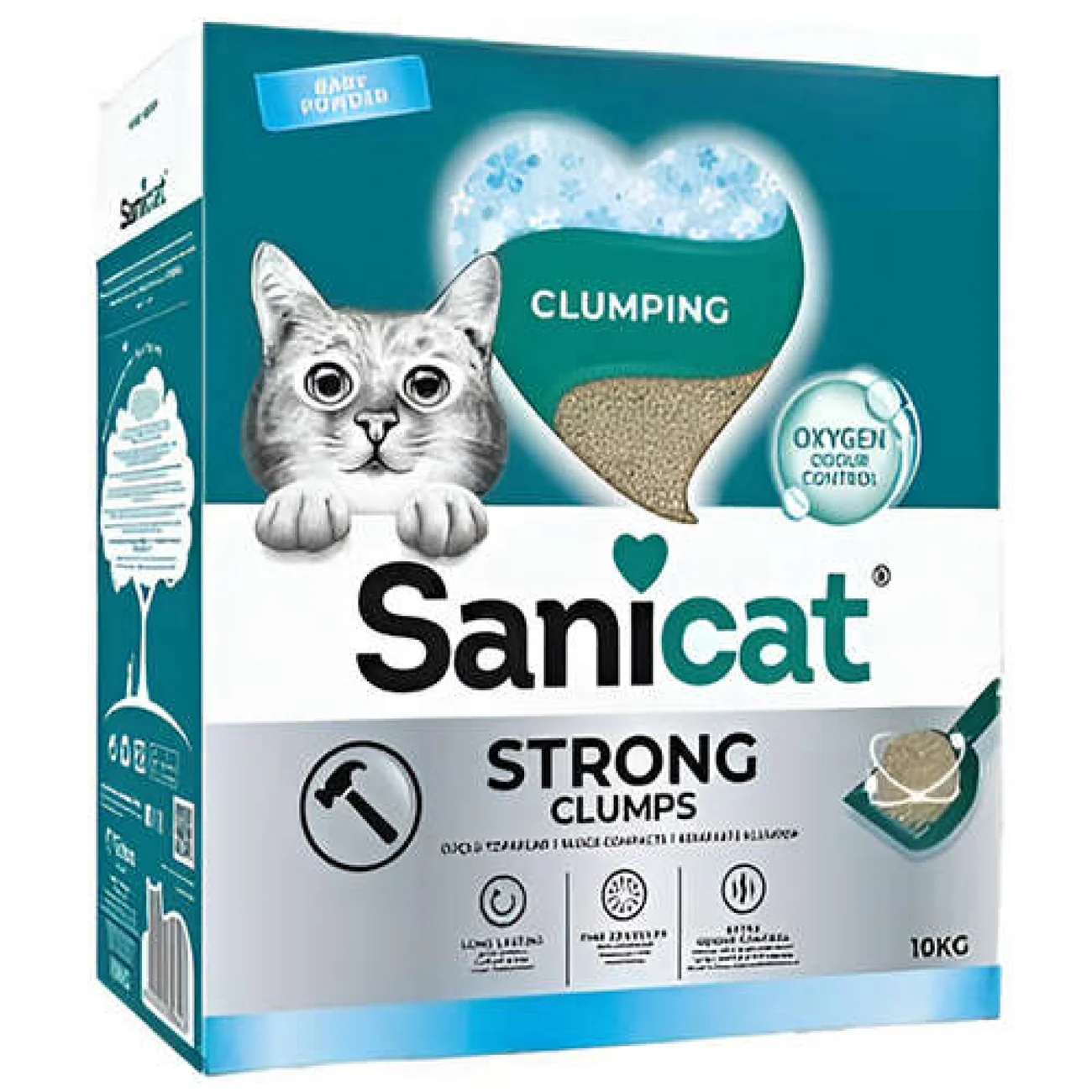 Sanicat Strong Clumps Baby Powder Cat Litter 10 kg