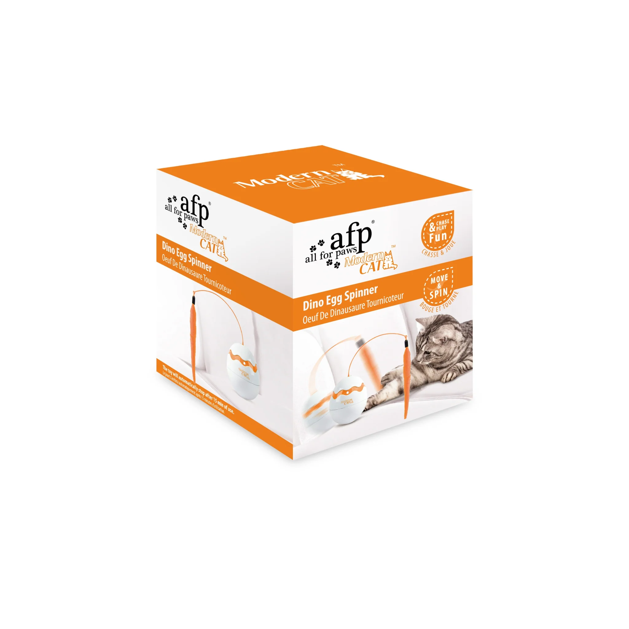 AFP Dino Egg Spinner Cat Toy