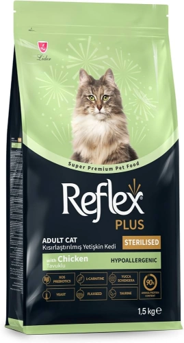 Reflex Sterlised - Adult Dry Cat Food 1.5 Kg