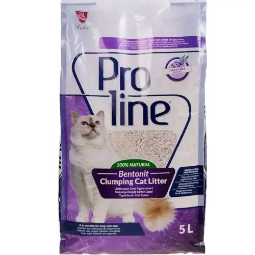 Proline Bentonite Cat Litter Lvndr 5L by Proline — Cat Litter & Hygiene — Pet Glow Qatar